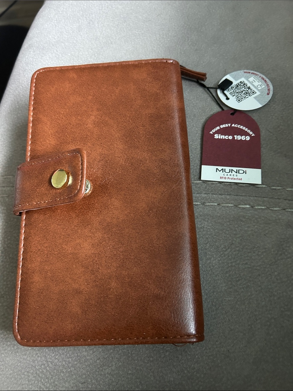 Mundi Brown Men's RFID Card & Key Holder Wallet